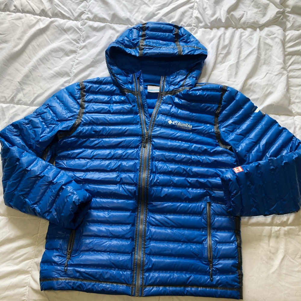 Columbia outdry 700 fill down puffer jacket